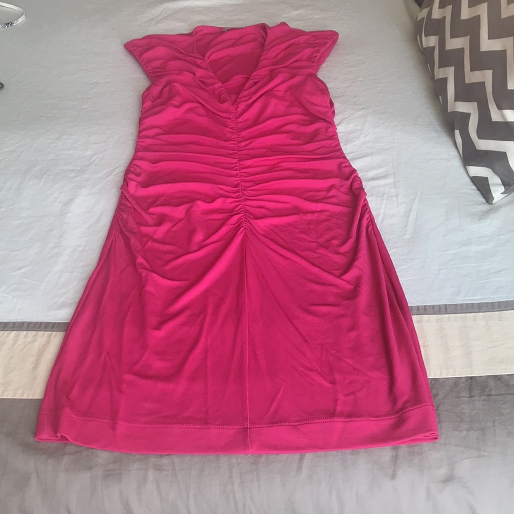 Philosophy di Alberta Ferretti pink stretchy dress